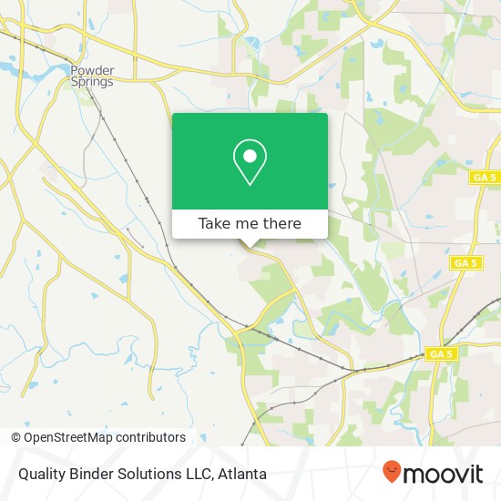 Mapa de Quality Binder Solutions LLC