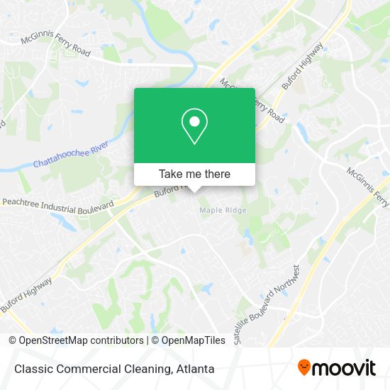 Classic Commercial Cleaning map