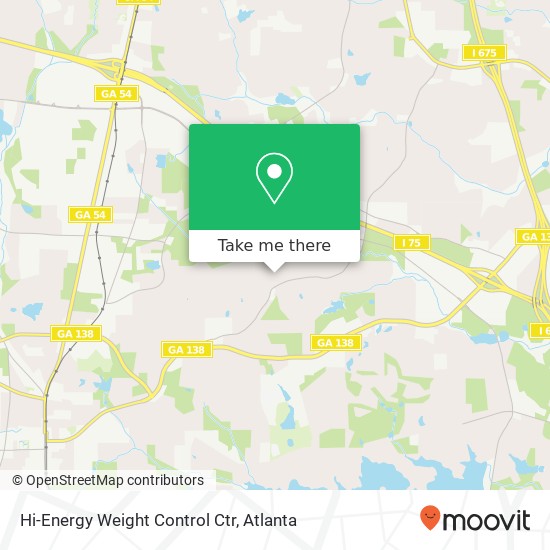 Hi-Energy Weight Control Ctr map