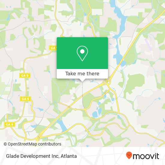 Glade Development Inc map