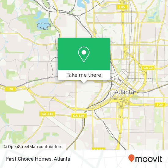 First Choice Homes map