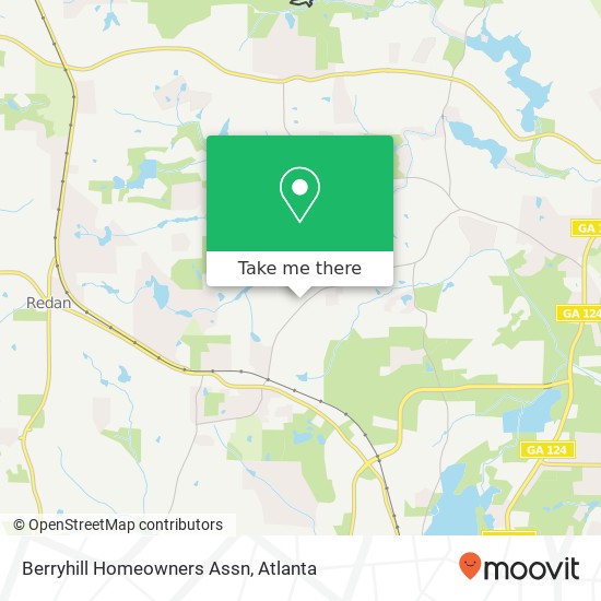 Mapa de Berryhill Homeowners Assn