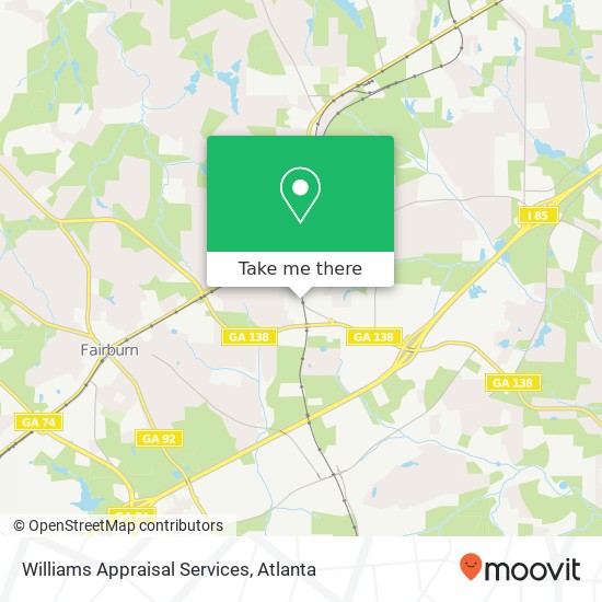 Williams Appraisal Services map