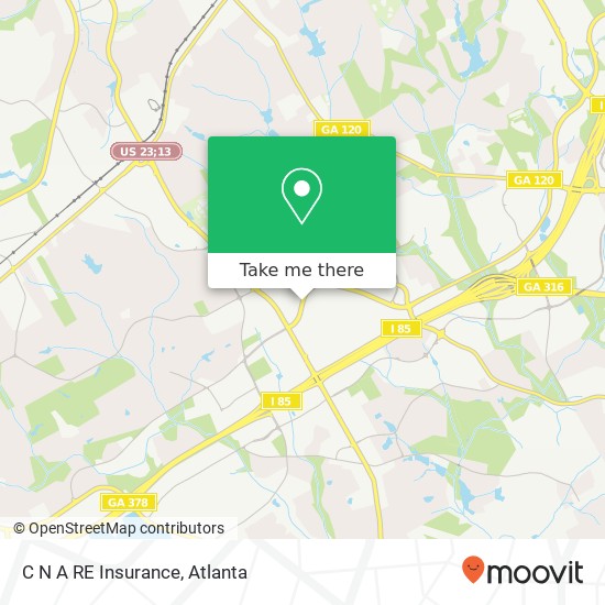 C N A RE Insurance map