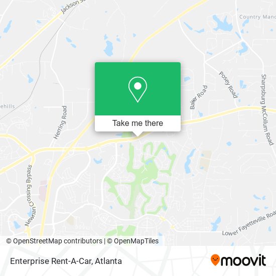 Enterprise Rent-A-Car map