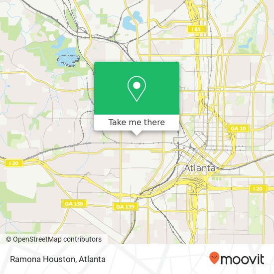 Ramona Houston map
