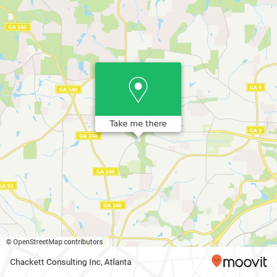 Chackett Consulting Inc map