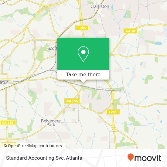 Mapa de Standard Accounting Svc