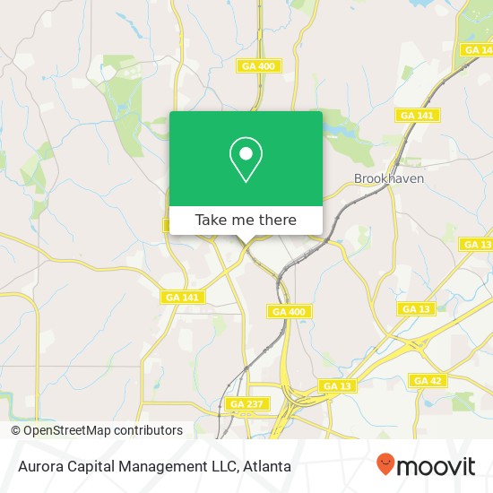 Mapa de Aurora Capital Management LLC