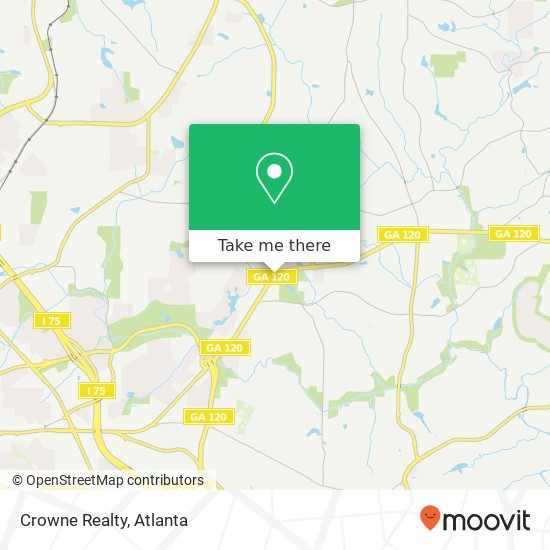 Crowne Realty map