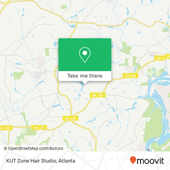 KUT Zone Hair Studio map