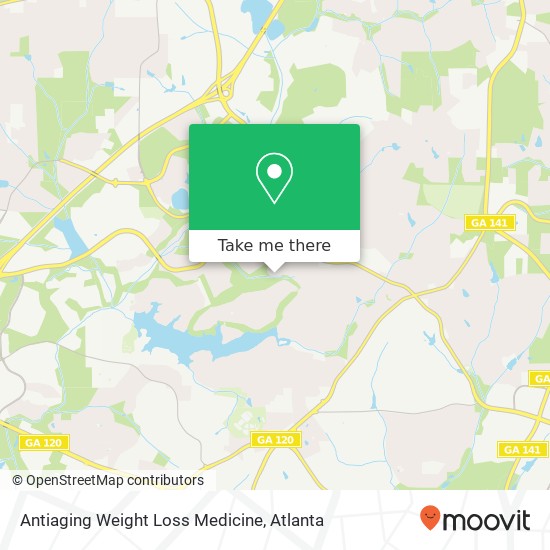 Antiaging Weight Loss Medicine map