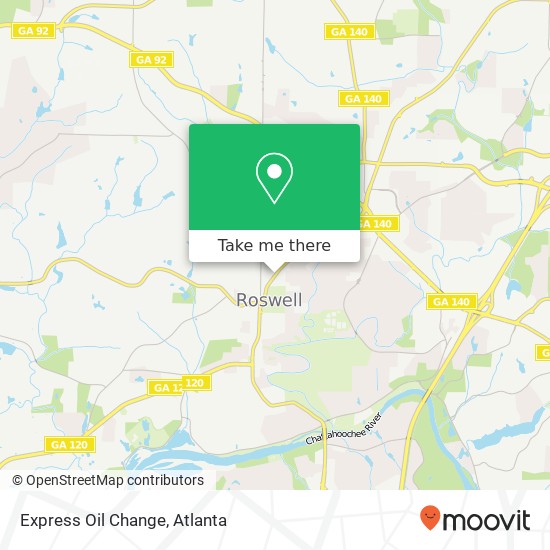 Express Oil Change map