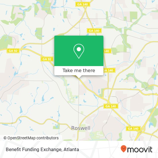Benefit Funding Exchange map