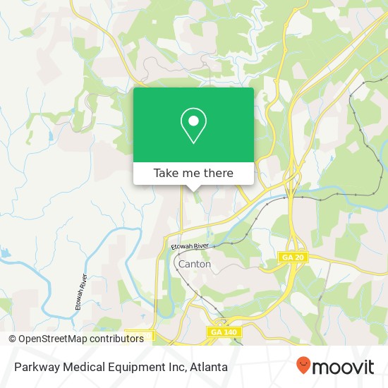 Mapa de Parkway Medical Equipment Inc