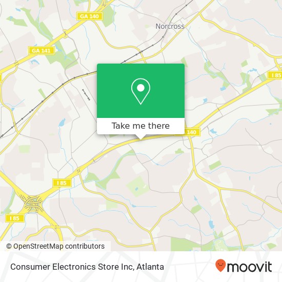 Mapa de Consumer Electronics Store Inc