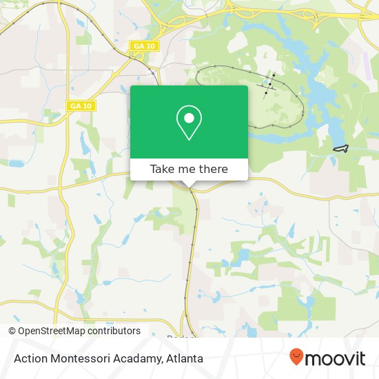 Mapa de Action Montessori Acadamy