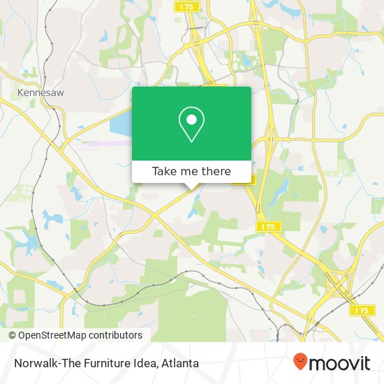 Norwalk-The Furniture Idea map