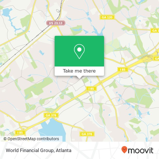 World Financial Group map