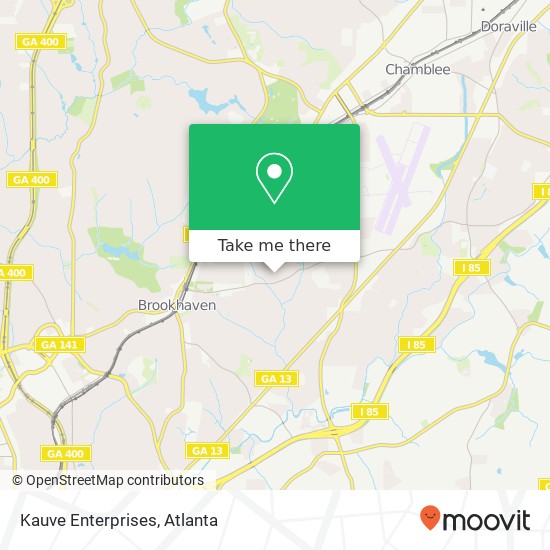 Kauve Enterprises map