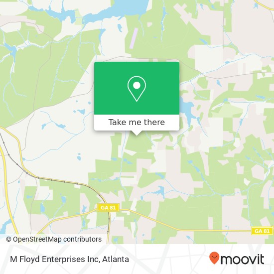 M Floyd Enterprises Inc map