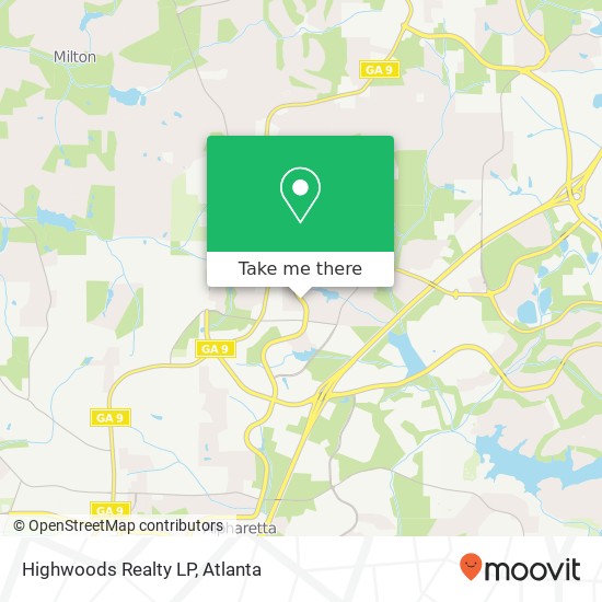 Highwoods Realty LP map