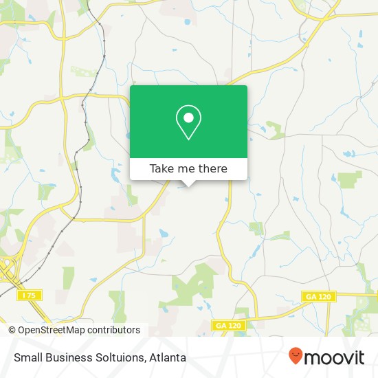 Small Business Soltuions map