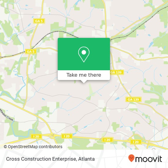 Cross Construction Enterprise map