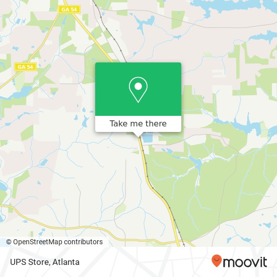 UPS Store map