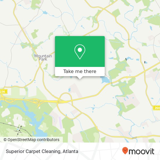 Superior Carpet Cleaning map