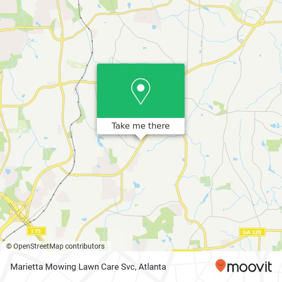 Marietta Mowing Lawn Care Svc map