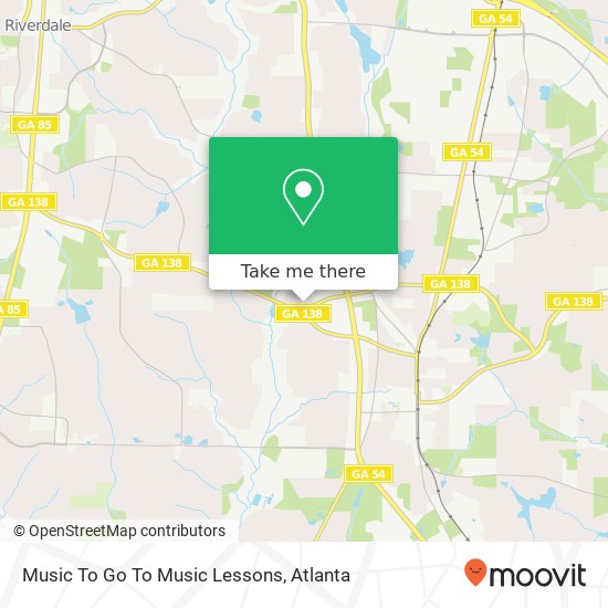 Mapa de Music To Go To Music Lessons