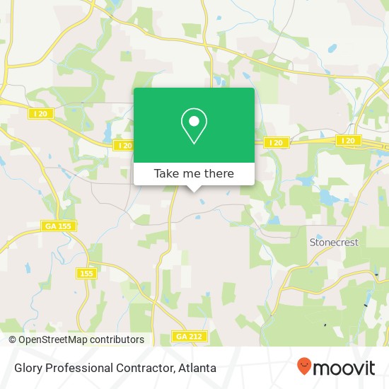 Glory Professional Contractor map