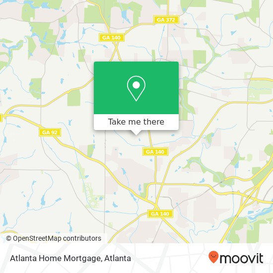 Mapa de Atlanta Home Mortgage