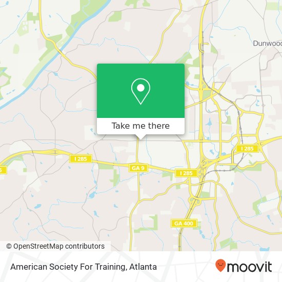 Mapa de American Society For Training
