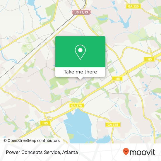 Power Concepts Service map
