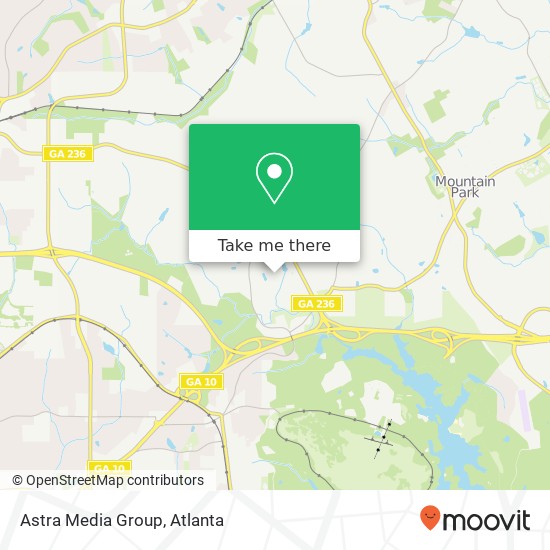 Astra Media Group map