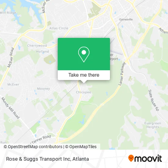 Rose & Suggs Transport Inc map