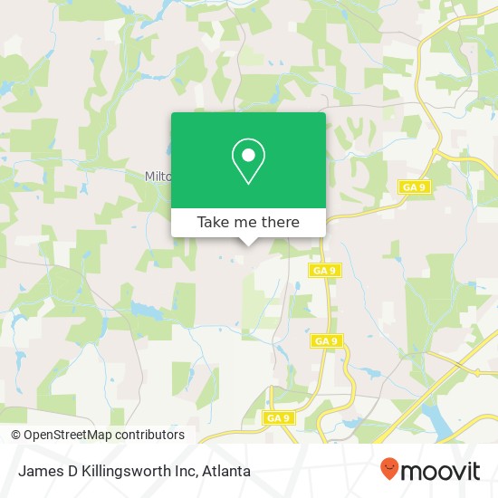 James D Killingsworth Inc map