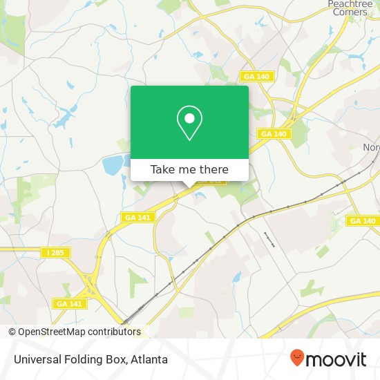 Mapa de Universal Folding Box