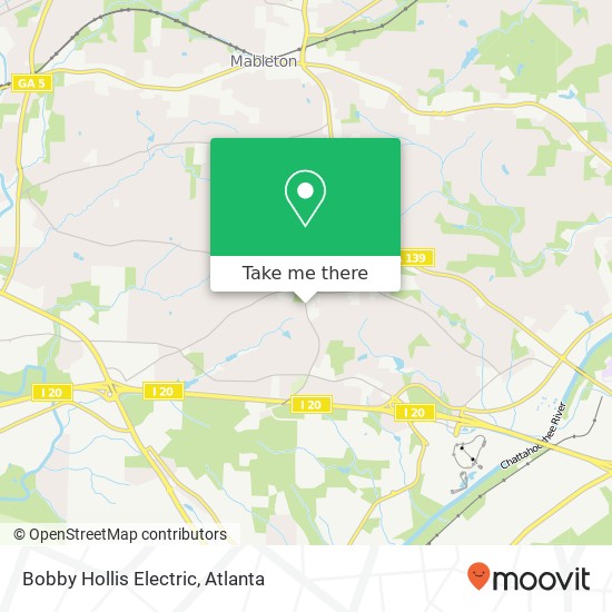 Mapa de Bobby Hollis Electric