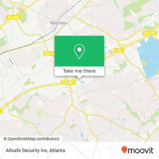 Mapa de Allsafe Security Inc