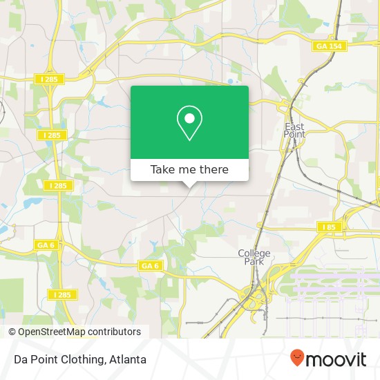 Da Point Clothing map