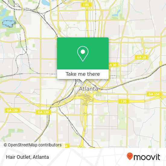 Hair Outlet map