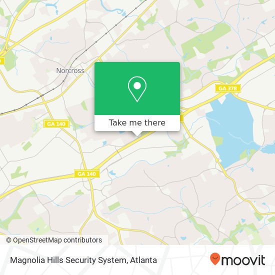 Magnolia Hills Security System map