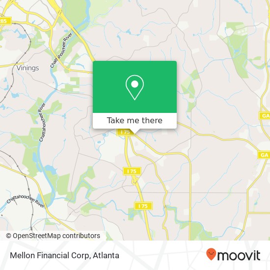 Mellon Financial Corp map