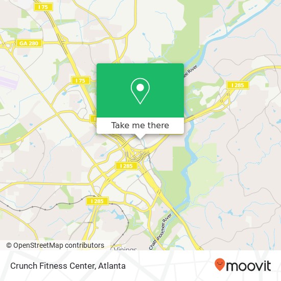 Mapa de Crunch Fitness Center