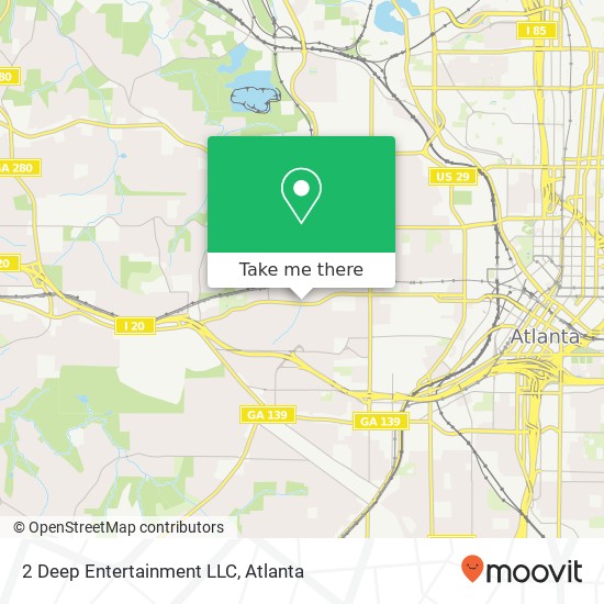 Mapa de 2 Deep Entertainment LLC