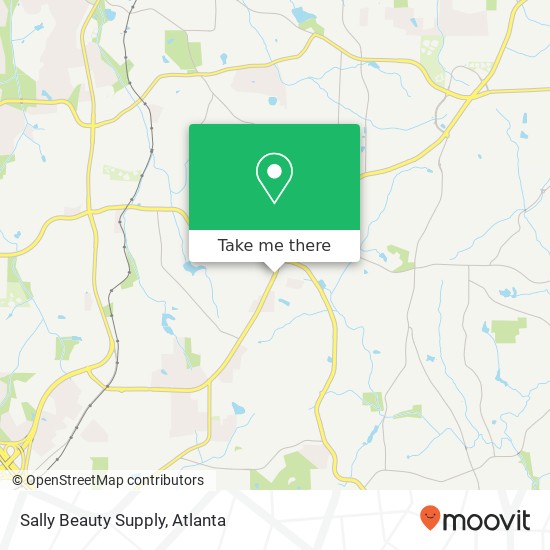 Sally Beauty Supply map