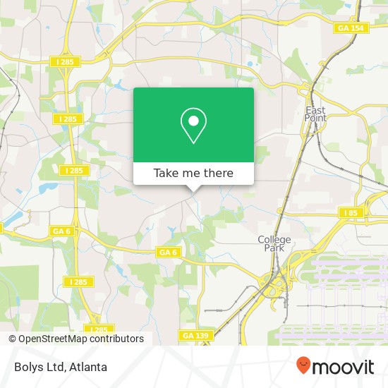 Bolys Ltd map